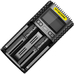 Nitecore UMS2 - универсальное быстрое ЗУ для Ni-Mh/Ni-Cd/Li-Ion/IMR/LiFePO4 (3.2-4.35V) АКБ на 2 канала. LCD, USB QC 2.0, 4A.