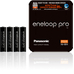 Минипальчиковые аккумуляторы Panasonic Eneloop Pro ААА 980 mAh (min. 930 mAh) BK-4HCDE 4LE. Цена за уп. 4 шт.