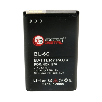 Аккумулятор Extradigital для Nokia BL-6C (900 mAh)