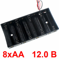 Холдеры для аккумуляторов АА с контактами (на 2, 3, 4, 5, 6, 8 аккумуляторов).