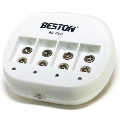 Комплект со скидкой: Beston BST-C822 + 2 Li-ion аккумулятора Крона на 600 mAh.