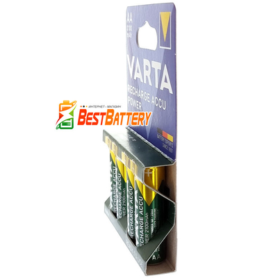 Varta 2100 mAh Recharge Accu Power в блистере (56706). LSD пальчиковые аккумуляторы Varta (RTU).