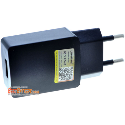 Комплект: зарядний пристрій LiitoKala Lii-C2+USB Блок живлення S520 на 2A. Для Li-Ion, Ni-Mh/Ni-Cd АКБ.