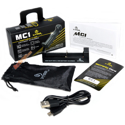 Зарядное устройство XTar MC1 для Li-ion аккумуляторов от USB.