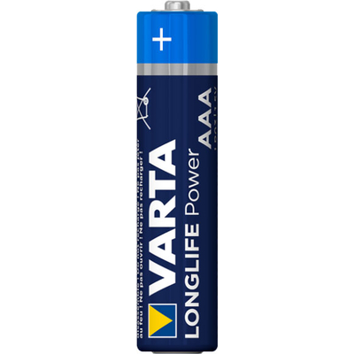 Мініпальчикові лужні батареї Varta Longlife Power AАА/LR03 (4903), 1.5В. Ціна за уп. 4 шт. Alkaline.