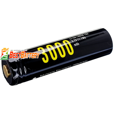 Акумулятор 18650 Soshine USB 3000 mAh Li-Ion 3,7В із вбудованим micro-USB портом для заряджання. Захисту (Protected).