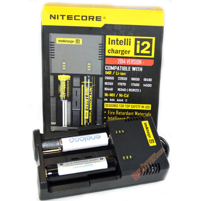 Универсальное зарядное устройство Nitecore Intellicharger i2 v2014 для Li-Ion / IMR, Ni-Mh / Ni-Cd аккумуляторов.