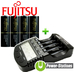 Зарядное устройство DLY Full T1 и 4 пальчиковых аккумулятора Fujitsu 2550 mAh в боксе.