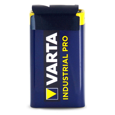 Лужна батарея Крона 9V Varta Industrial Pro 6F22. Ціна за шт.