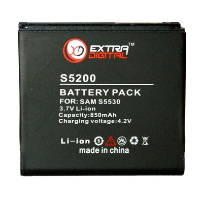 Аккумулятор Extradigital для Samsung GT-S5200 (850 mAh)