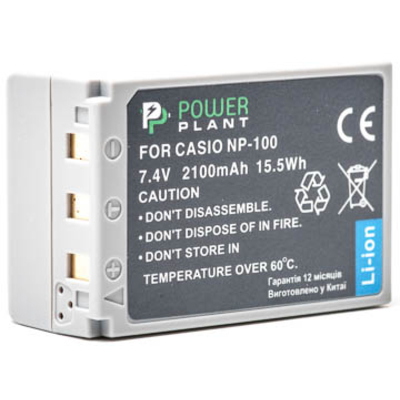 Aккумулятор PowerPlant Casio NP-100
