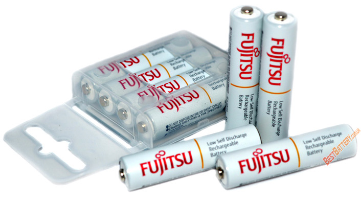 Минипальчиковые аккумуляторы Fujitsu 800 mAh (HR-4UTHC) ААА 