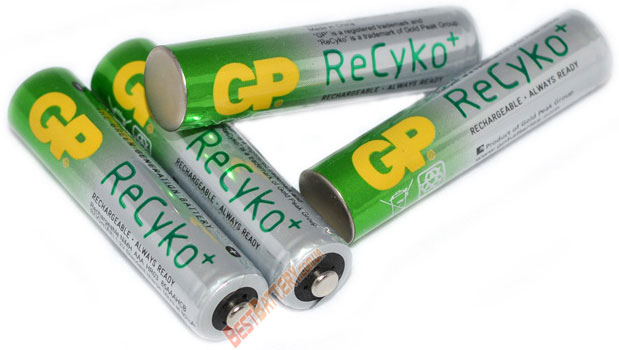 Аккумуляторы GP ReCyko+ 800 mAh ААА - минипальчиковые аккумуляторы