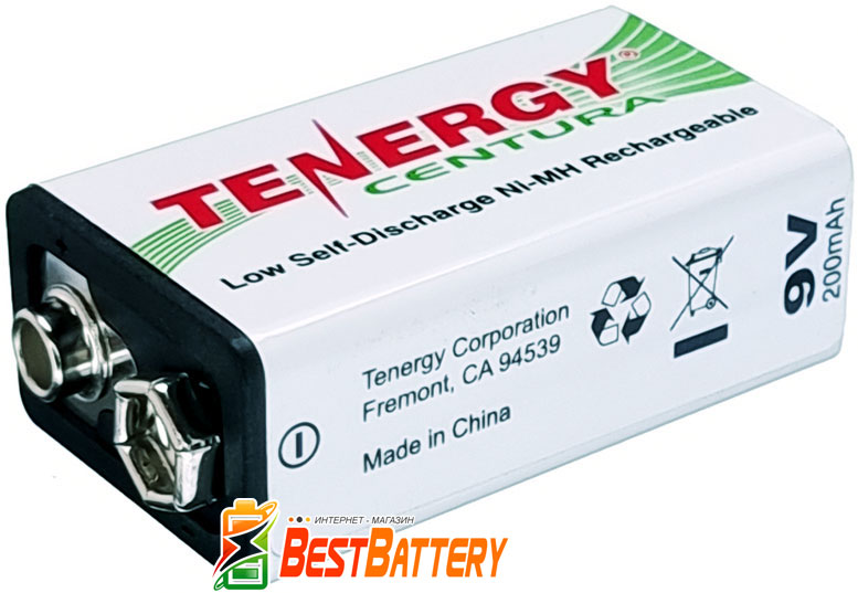 Аккумуляторы Tenergy Centura LSD 9V Крона - высококачественные низкосаморазрядные аккумуляторы.