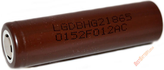 Аккумулятор 18650 LG HG2 18650 3000 mAh, 3.7В, Li-ion, Высокотоковый - 20A (30А). 