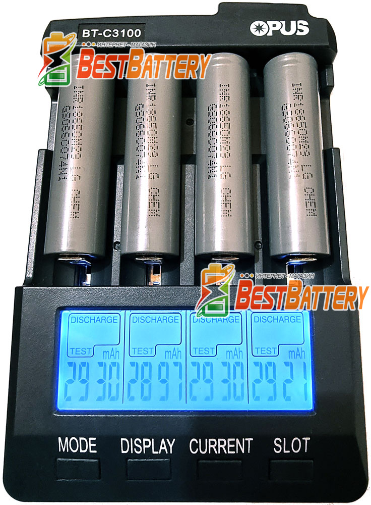 Li-ion аккумуляторы 18650 LG M29 результаты тестирования, реальная ёмкость.