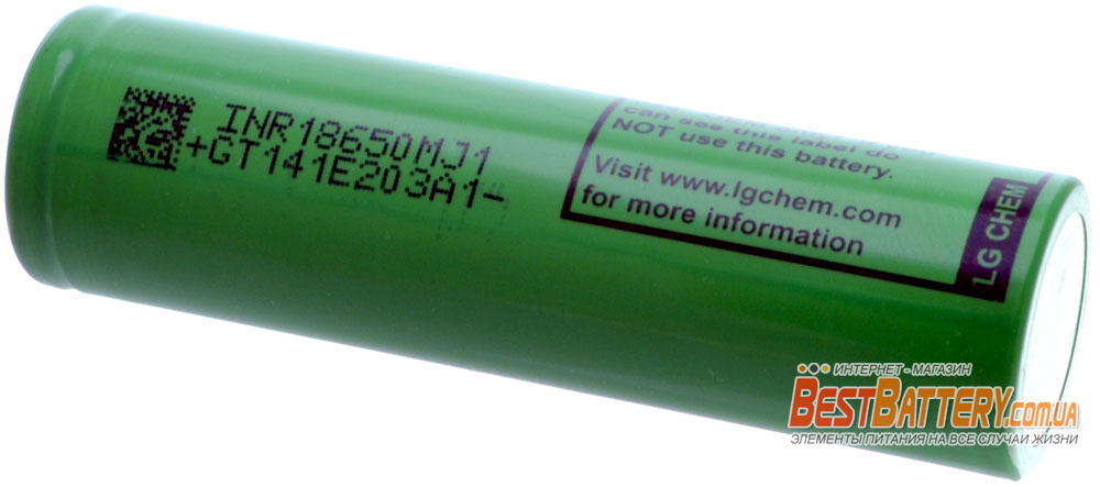 G MJ1 3500 mAh Li-Ion (LGDBMJ11865) - высокотоковый Li-ion аккумулятор формата 18650