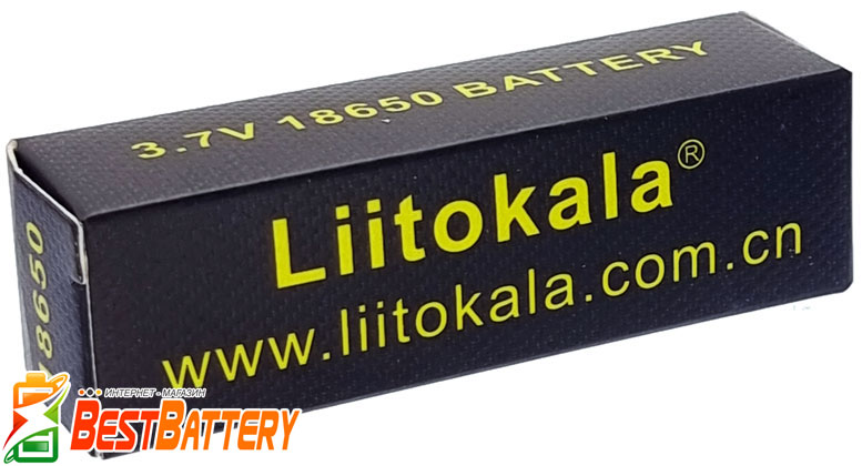 Аккумуляторы 18650 Liitokala 3500 mAh Lii-35A картонная упаковка.