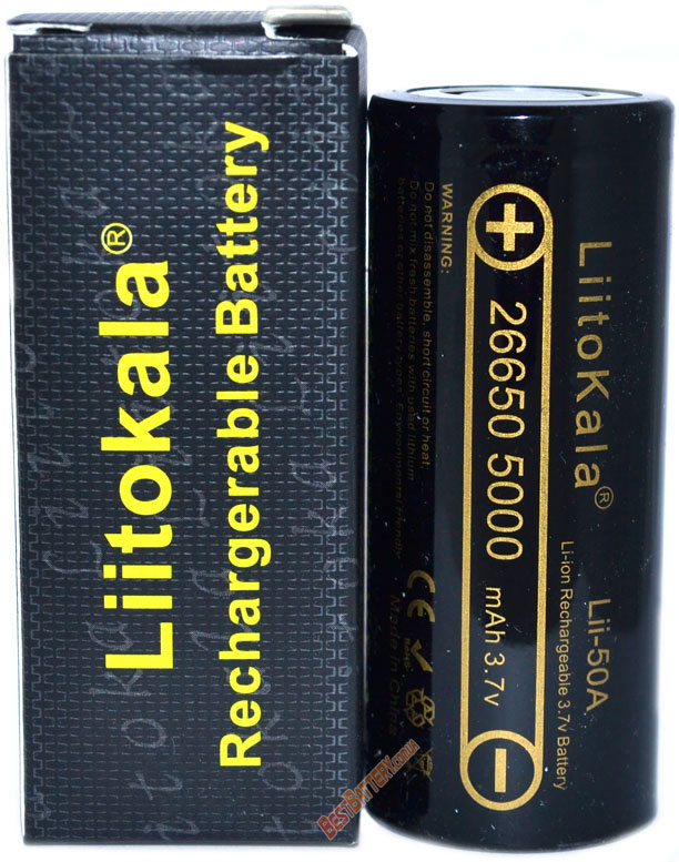 собенности аккумуляторов 26650 LiitoKala 5000 mAh Lii-50A