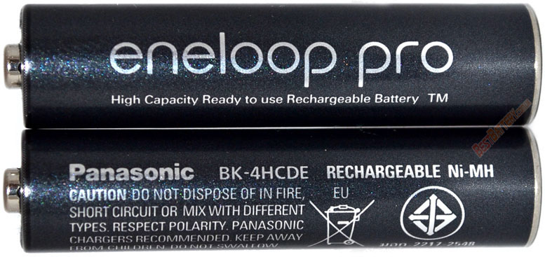 Panasonic Eneloop Pro 980 mAh (min 930 mAh) BK-4HCDE поштучно.