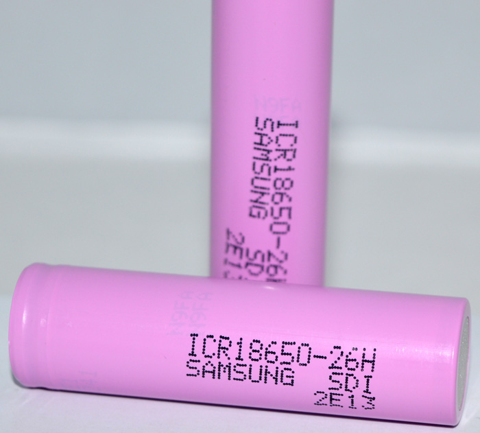 Samsung ICR 18650 26H 3,7V 2600 mAh Li-ion аккумулятор без защиты.