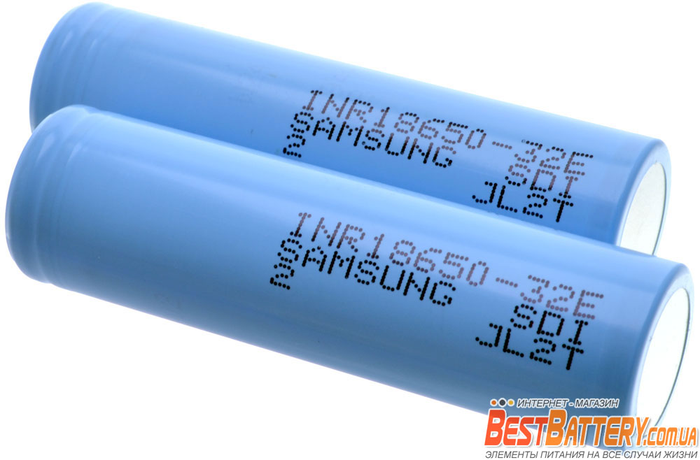 Samsung INR18650 32E 3200 mAh 3.7V Li-ion аккумулятор без защиты.