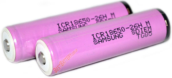 Samsung ICR 18650 26H с защитой