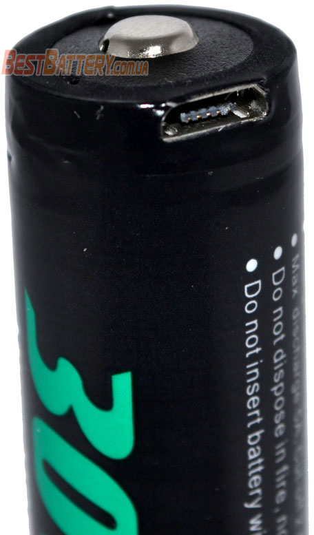 Аккумуляторы Soshine Li-Ion 18650 3.7V 3000 mAh с USB зарядным устройством.
