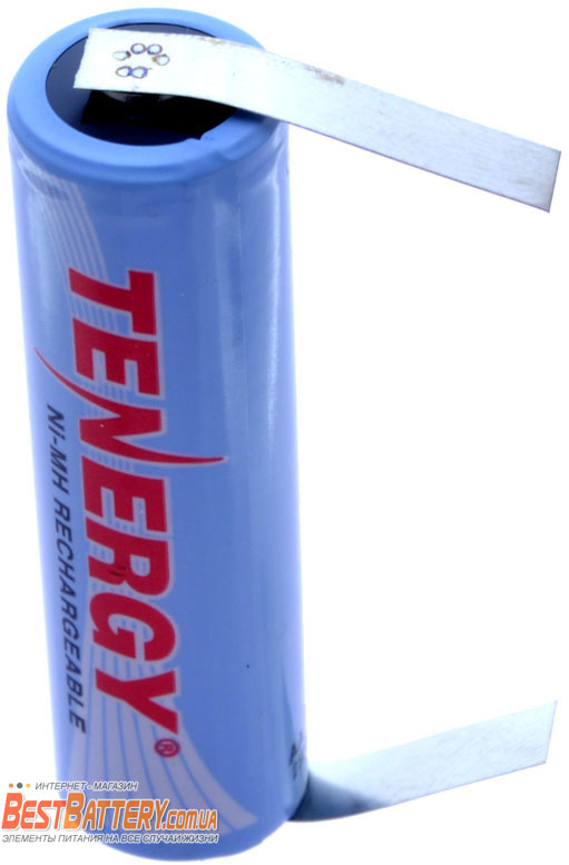 Tenergy PVC AA 2500 mAh Solder Tags для пайки.