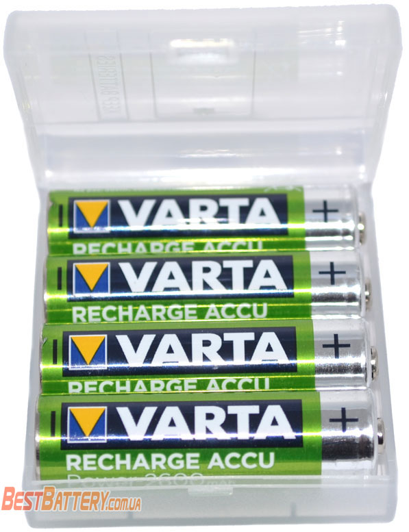 Пальчиковые аккумуляторы Varta Pro Power 2600 mAh AA 4 шт. в боксе.