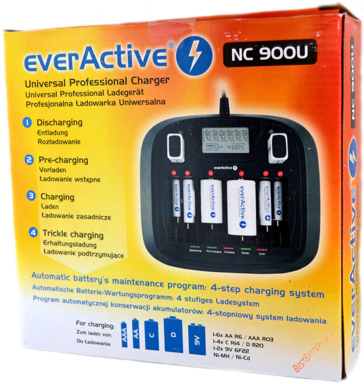 Комплект поставки EverActive NC 900U - коробка.