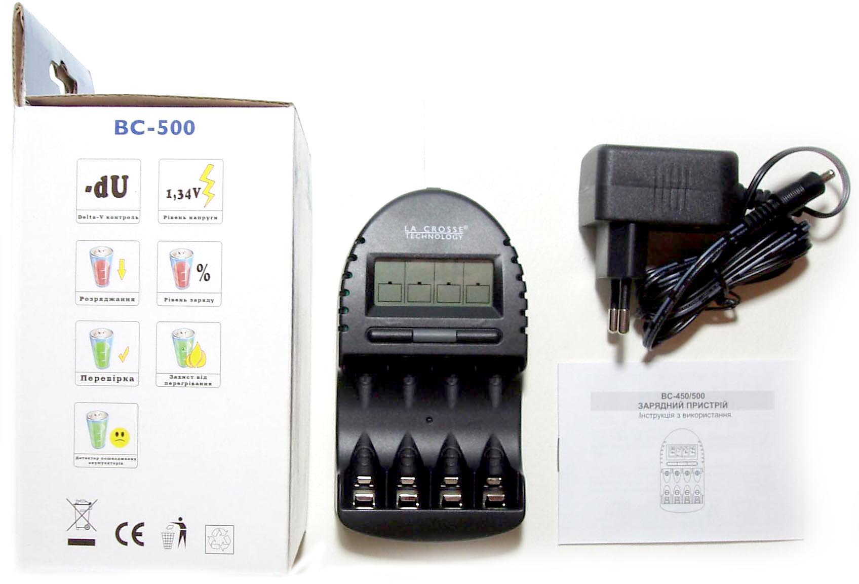 Зарядное устройство La-Crosse BC-500: