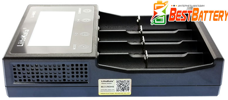 зарядное устройство Liitokala Lii-M4S на 100% оригинальные QR код для проверки.