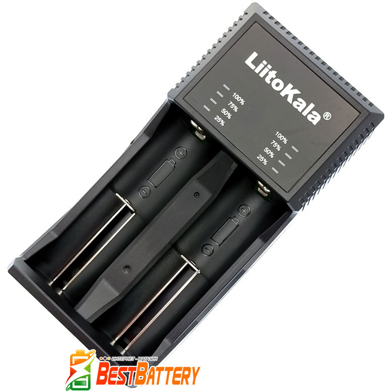 Универсальное зарядное устройство LiitoKala Lii-PL2 для Ni-Mh/Ni-Cd и Li-Ion аккумуляторов различных форматов на 2 канала с LED индикацией.