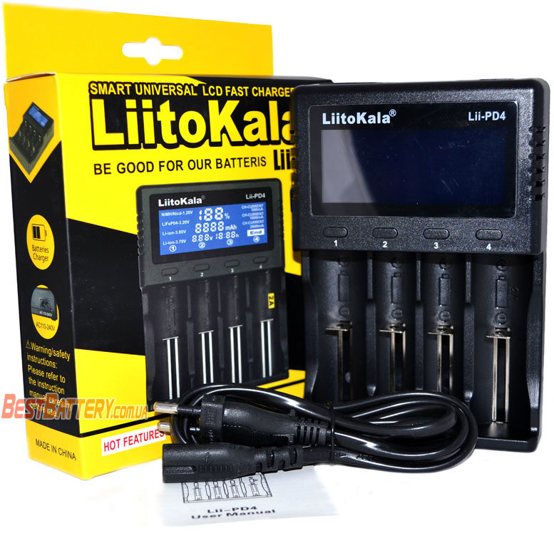 Комплект поставки LiitoKala Lii-PD4.
