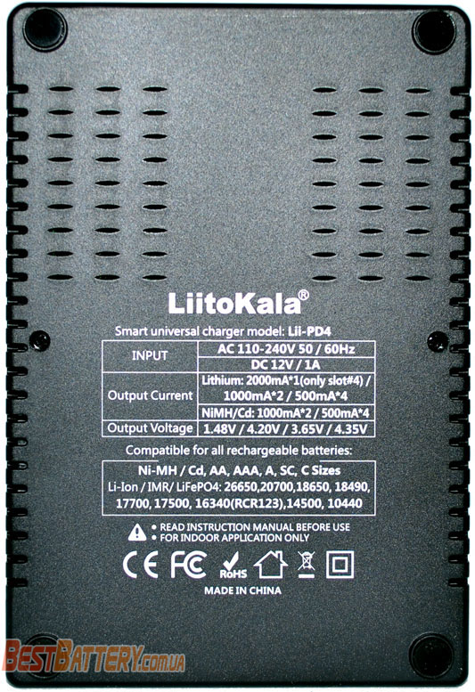 Техническая характеристика LiitoKala Lii PD4.