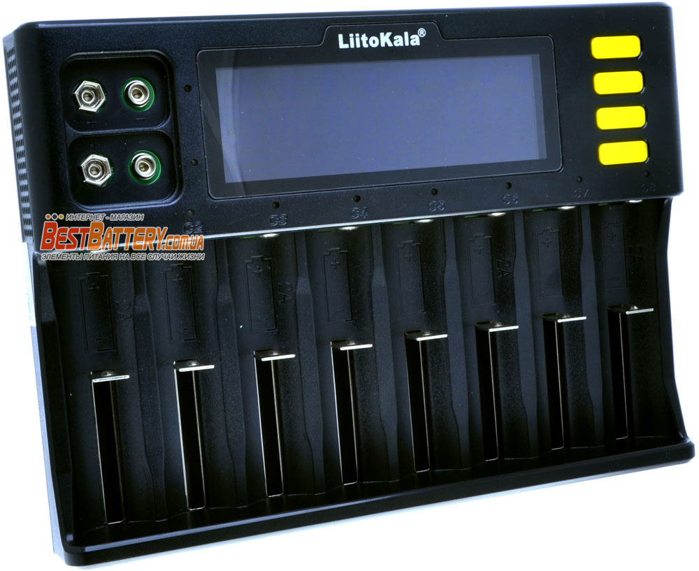 LiitoKala Lii S8 - универсальное многоканальное зарядное устройство от Liitokala.