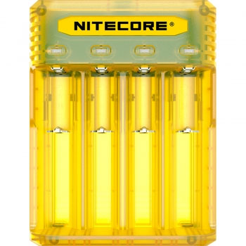 Зарядное устройство Nitecore Q4 желтого цвета