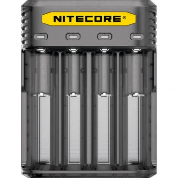 Зарядное устройство Nitecore Q4 черного цвета