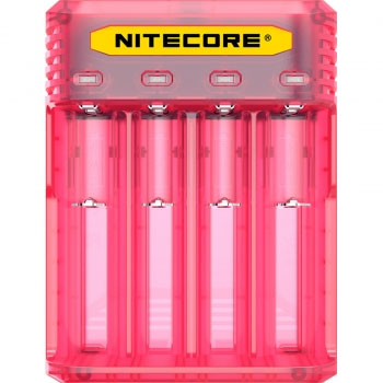 Зарядное устройство Nitecore Q4 розового цвета