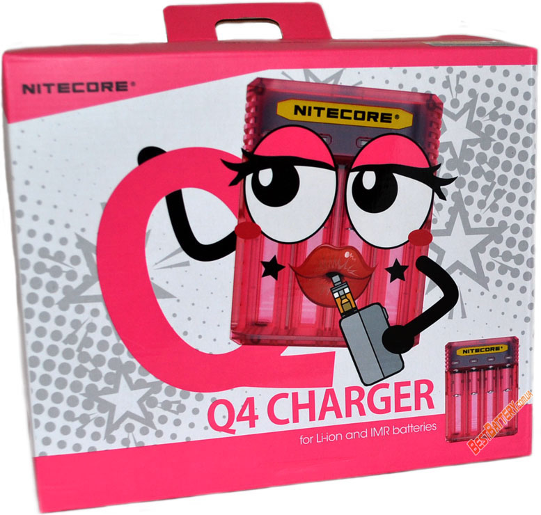 Особенности зарядного устройства Nitecore Q4 pink.