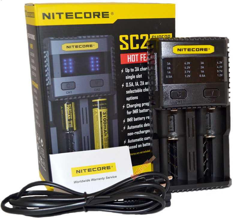 Комплект поставки Nitecore SC2