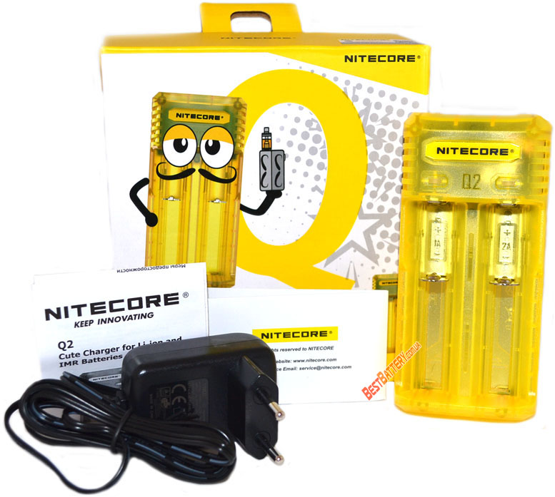 Комплект поставки Nitecore Q2 желтого цвета