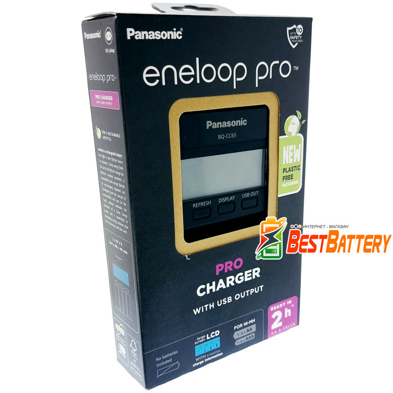 Зарядное устройство Panasonic Eneloop Pro BQ-CC65 Eco Box.