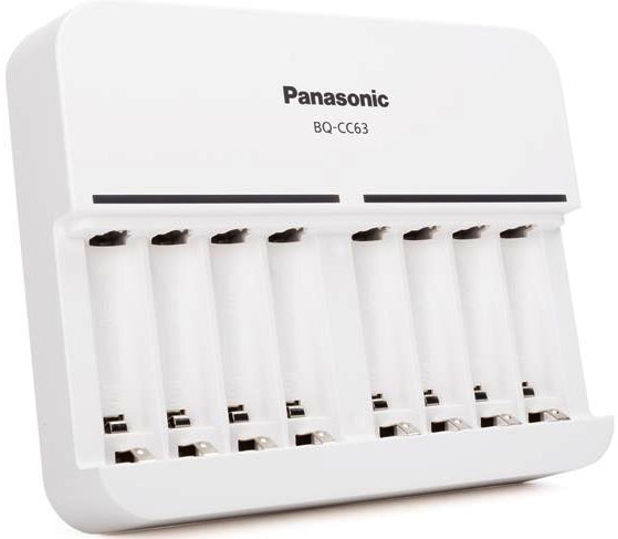 Panasonic Eneloop BQ-CC63 - зарядное устройство на 8 каналов для АА/ААА аккумуляторов.