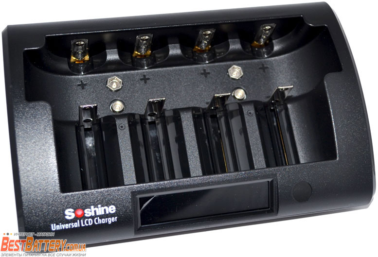 Soshine CD1 Pro - универсальное зарядное устройство для АА, ААА, C(R14), D(R20), Крон, 18650, 16340, 14500.