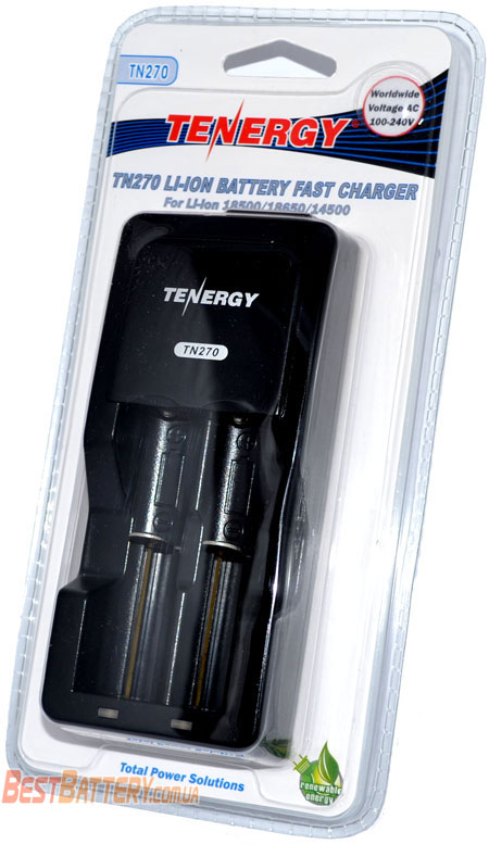 Комплект поставки зарядного устройства Tenergy TN270.