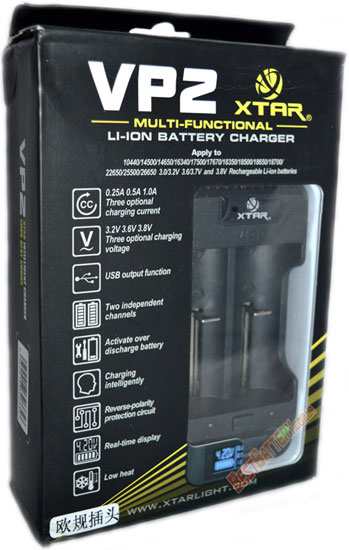 Особенности зарядного устройства XTar VP2