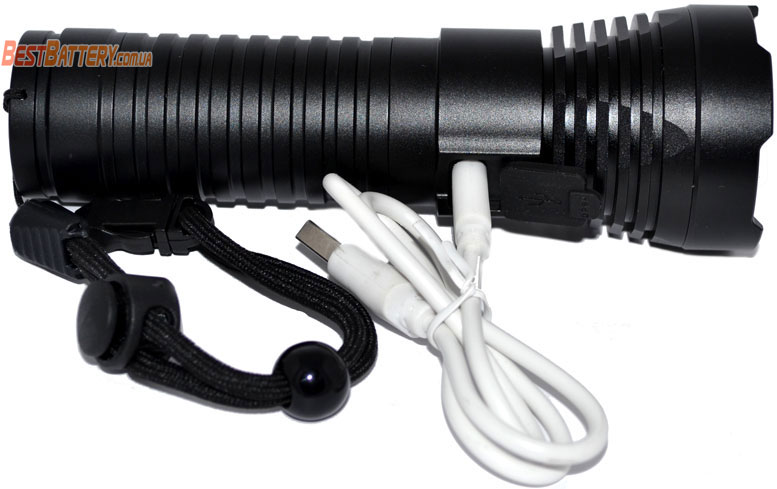 Встроенный USB блок питания в фонаре Soshine TC16.