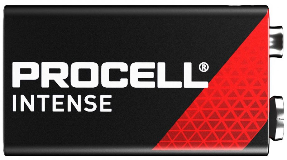 Duracell Procell Alkaline Крона 9В батарейки для профессионального использования (6F22), 9V.